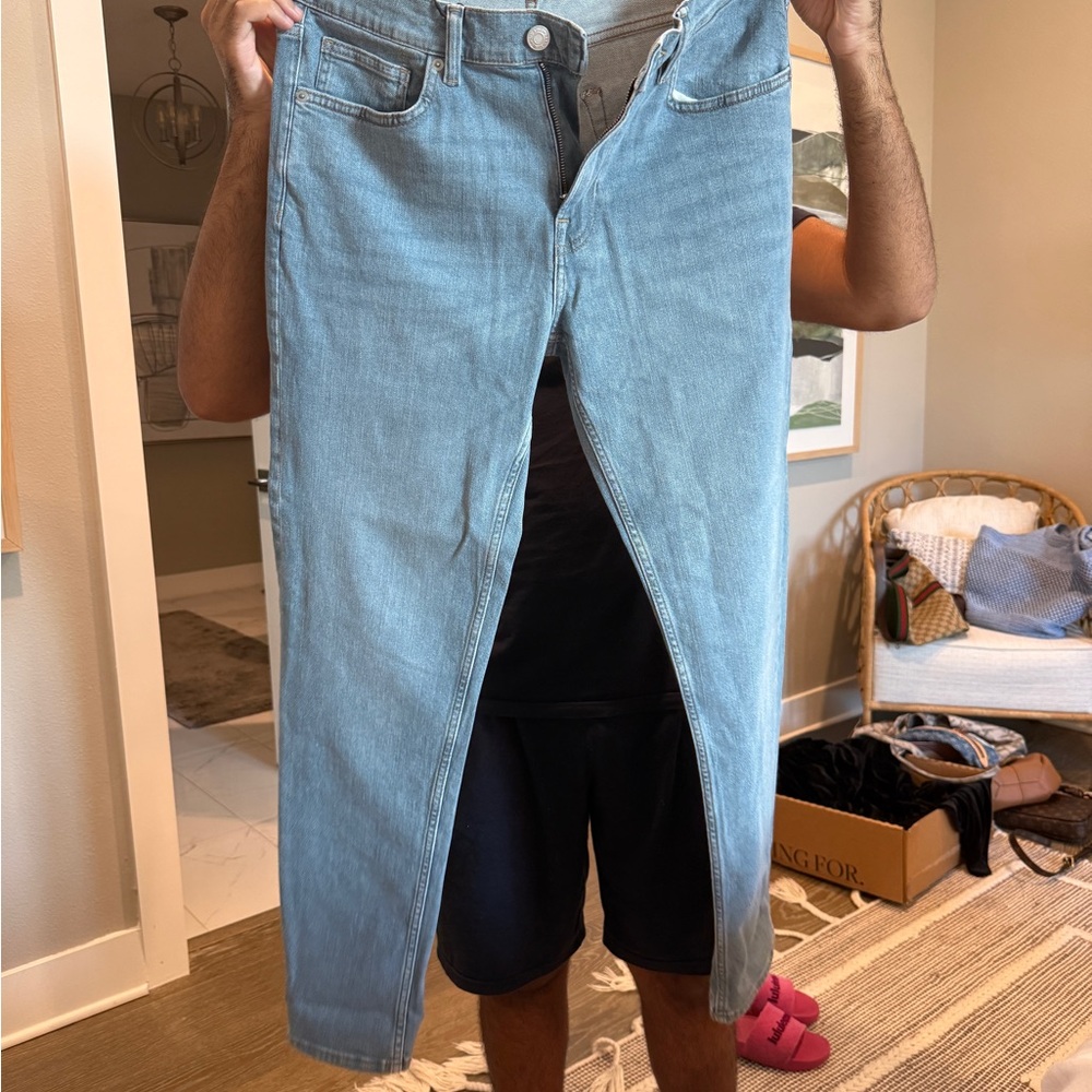 Zara Light Blue Denim Jeans